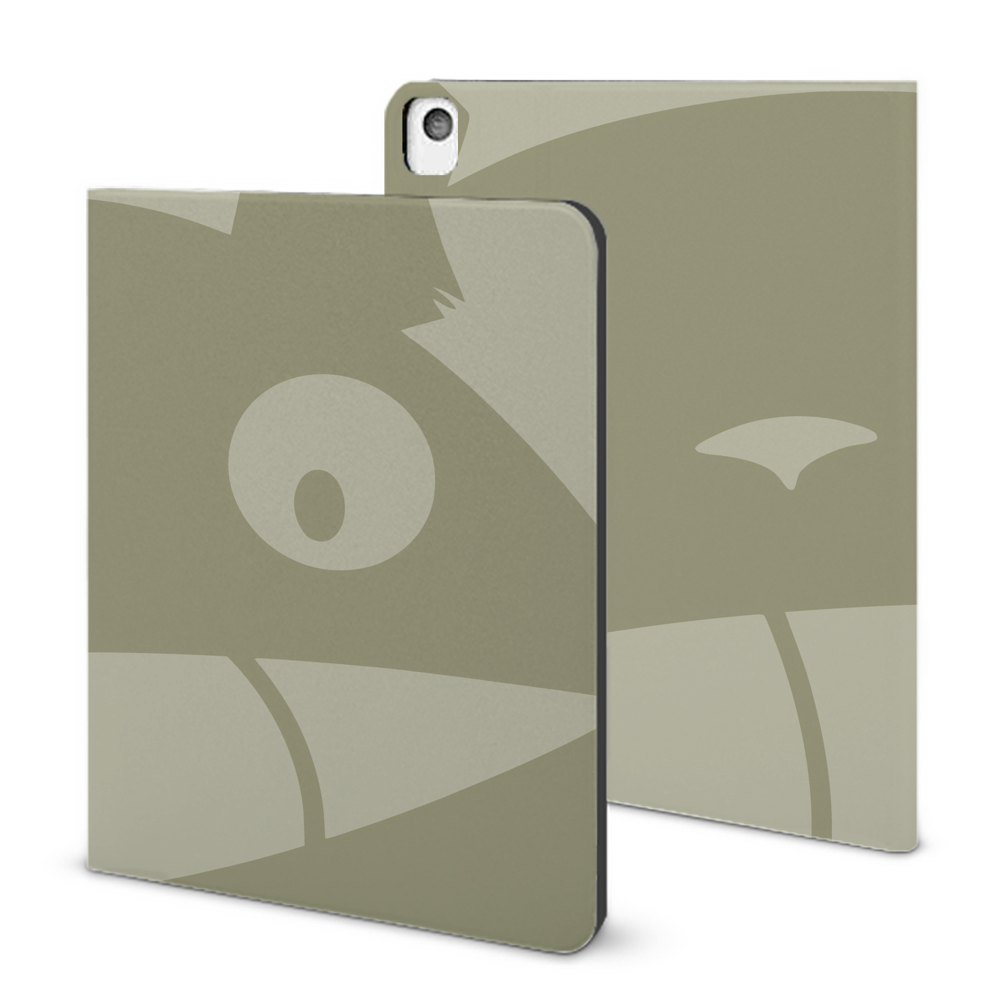 （画像用） となりのトトロ 草壁メイ 草壁サツキ My Neighbor Totoro Satsuki Kusakabe Mei Kusakabe IPadケース ペンホルダー付き ブックスタイルデザイン